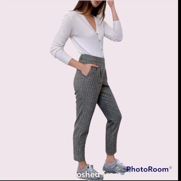 Aritzia Babaton Cohen Pants Wool Blend Gray Size 6 - Picture 3 of 11